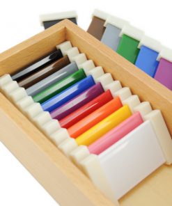 Deuxième boite des couleurs montessori