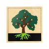 Puzzle de l'arbre Montessori en bois