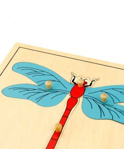 puzzle de la libellule montessori