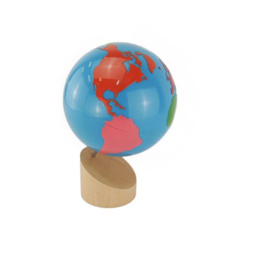 globe des continents montessori
