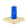 cubes bleus : exercice de concentration et de coordination