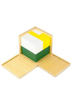 Cube à la puissance de 2 montessori