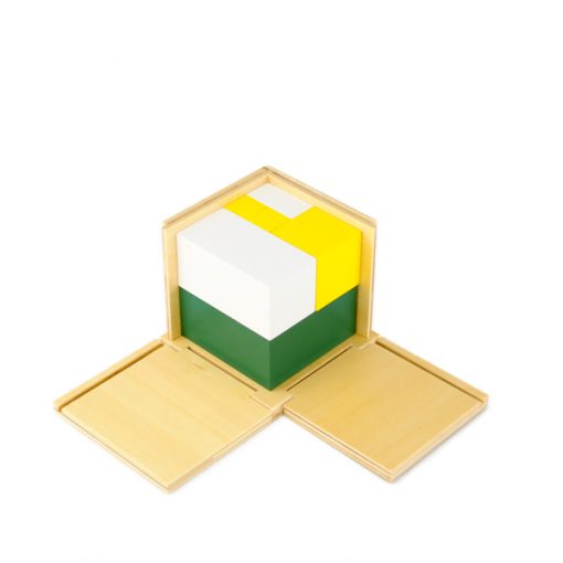 Cube à la puissance de 2 montessori