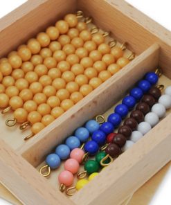 Perles de la première table de seguin montessori