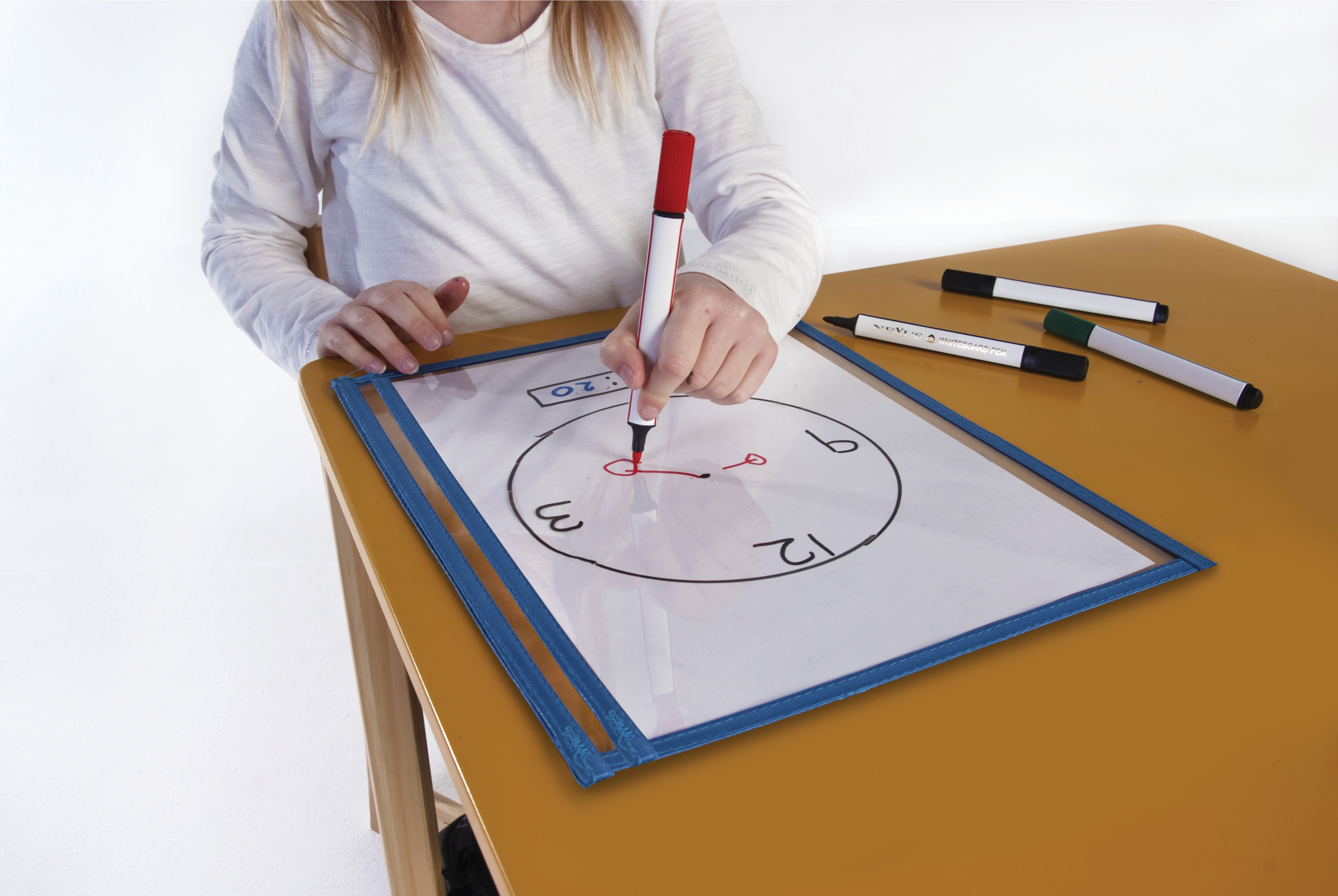 Pochettes transparentes effaçables - Langage 3 ans - Pensées Montessori